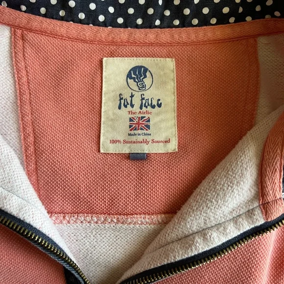 Fat Face The Airlie Long Sleeve 1/4 Zip Iconic! - Picture 3 of 3
